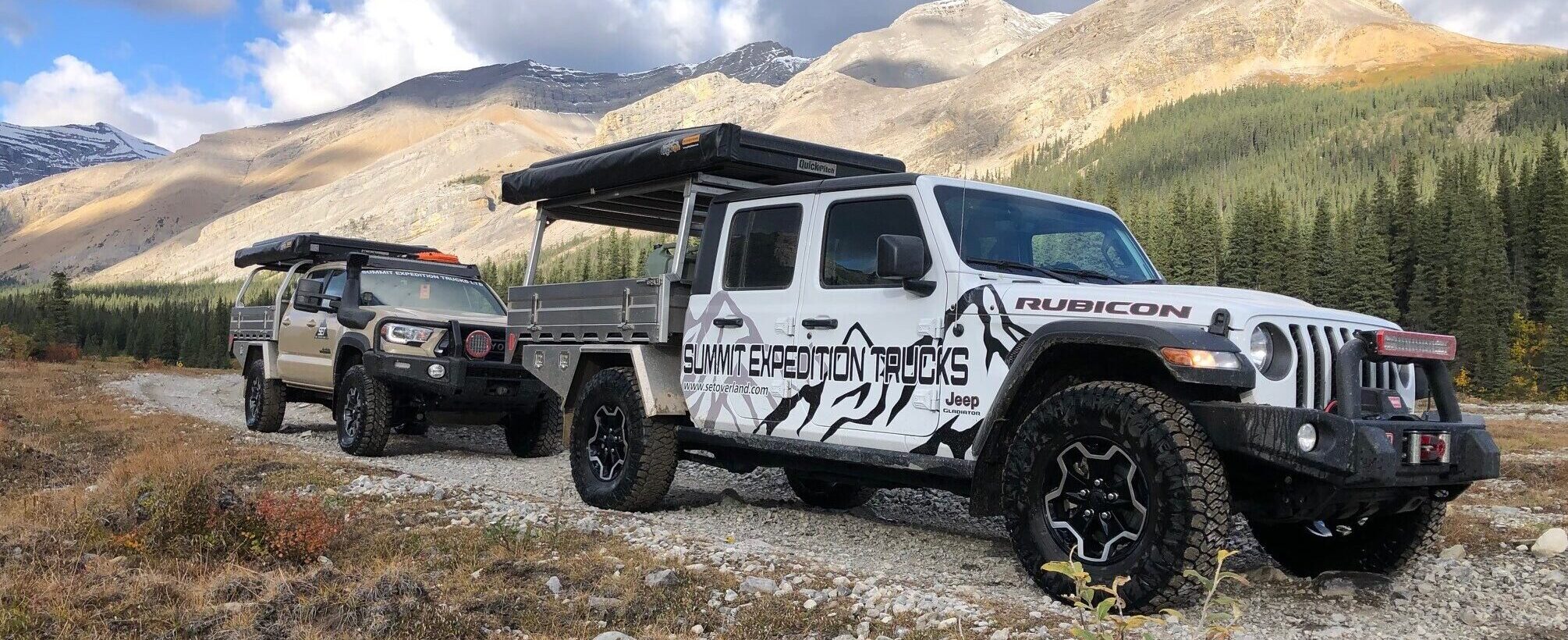 SUMMIT EXPEDITION TRUCKS JEEP GLADIATOR RUBICON WILLYS TOYOTA TACOMA TRAY UTE FLATBED 5