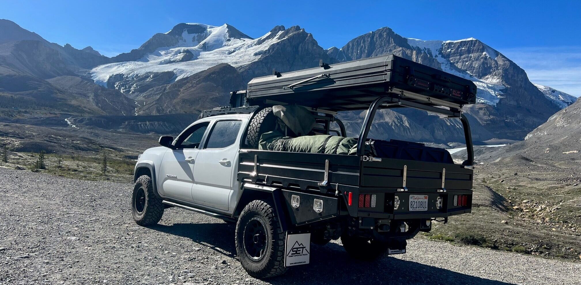 SUMMIT EXPEDITION TRUCKS TOYOTA TACOMA DOUBLE CAB SHORT BOX BED EXPEDITION FLATBED TRUCK 16