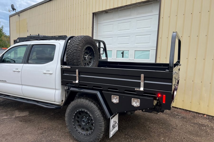 SUMMIT EXPEDITION TRUCKS TOYOTA TACOMA DOUBLE CAB SHORT BOX BED EXPEDITION FLATBED TRUCK 16