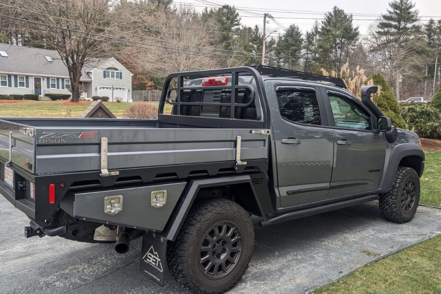 SUMMIT EXPEDITION TRUCKS CHEVROLET COLORADO ZR2 BISON CREW CAB SHORT BOX UTE TRAY FLATBED TRUCK 3