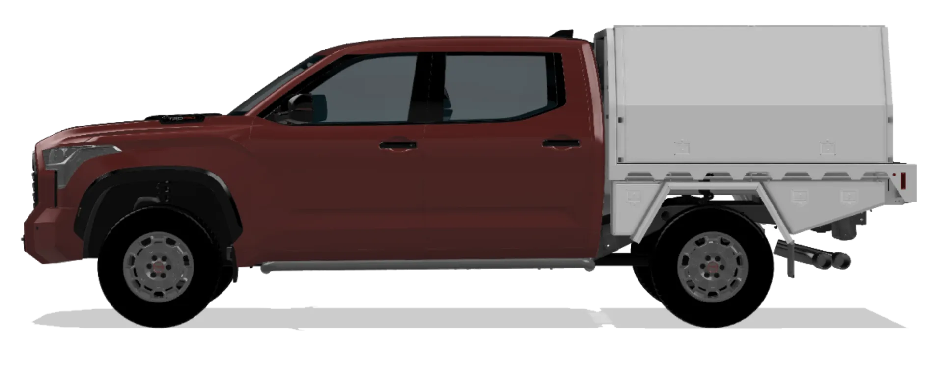 Full size full length aluminum canopy package