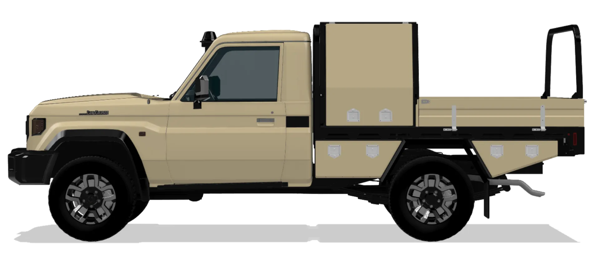 Mid size 1/2 aluminum canopy package