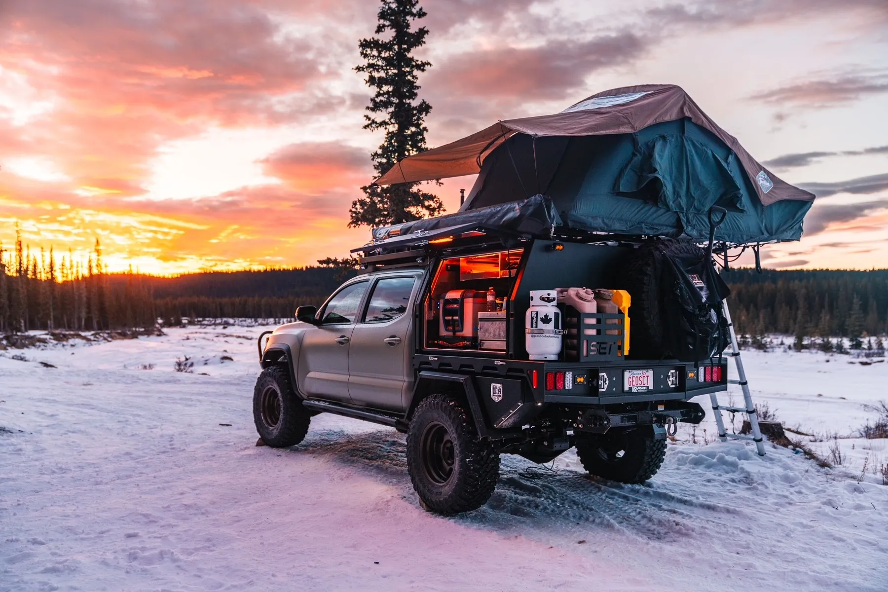 Summit Expedition Trucks Tacoma with Canopy