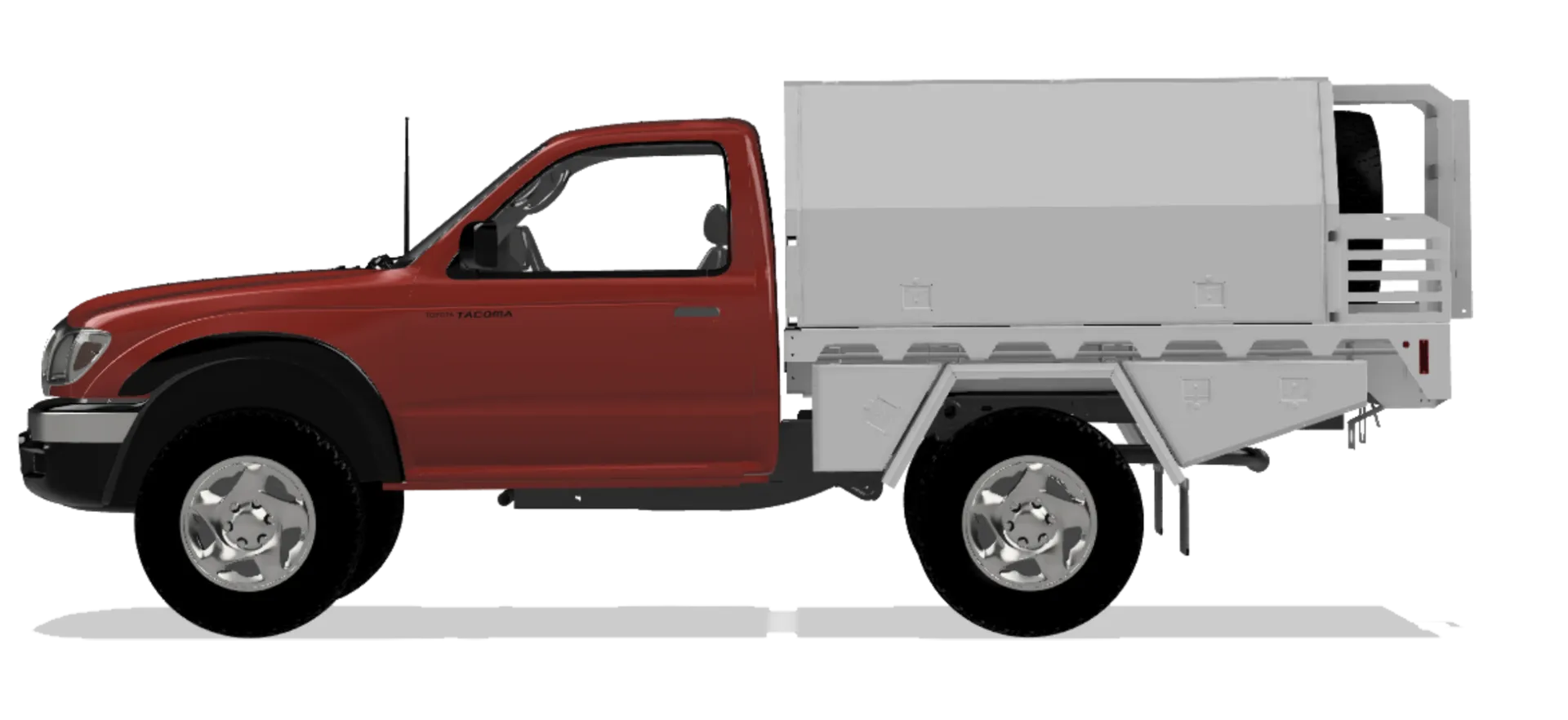 Mid size 3/4 aluminum canopy package